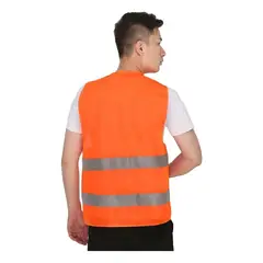 GENERICO - Chaleco Reflectante Con Franjas Talla Xxl