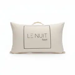 LE NUIT - Almohada 1000 Gr Microfibra Tela 300 Hilos Algodón Egipcio 50x70 cm Blanco