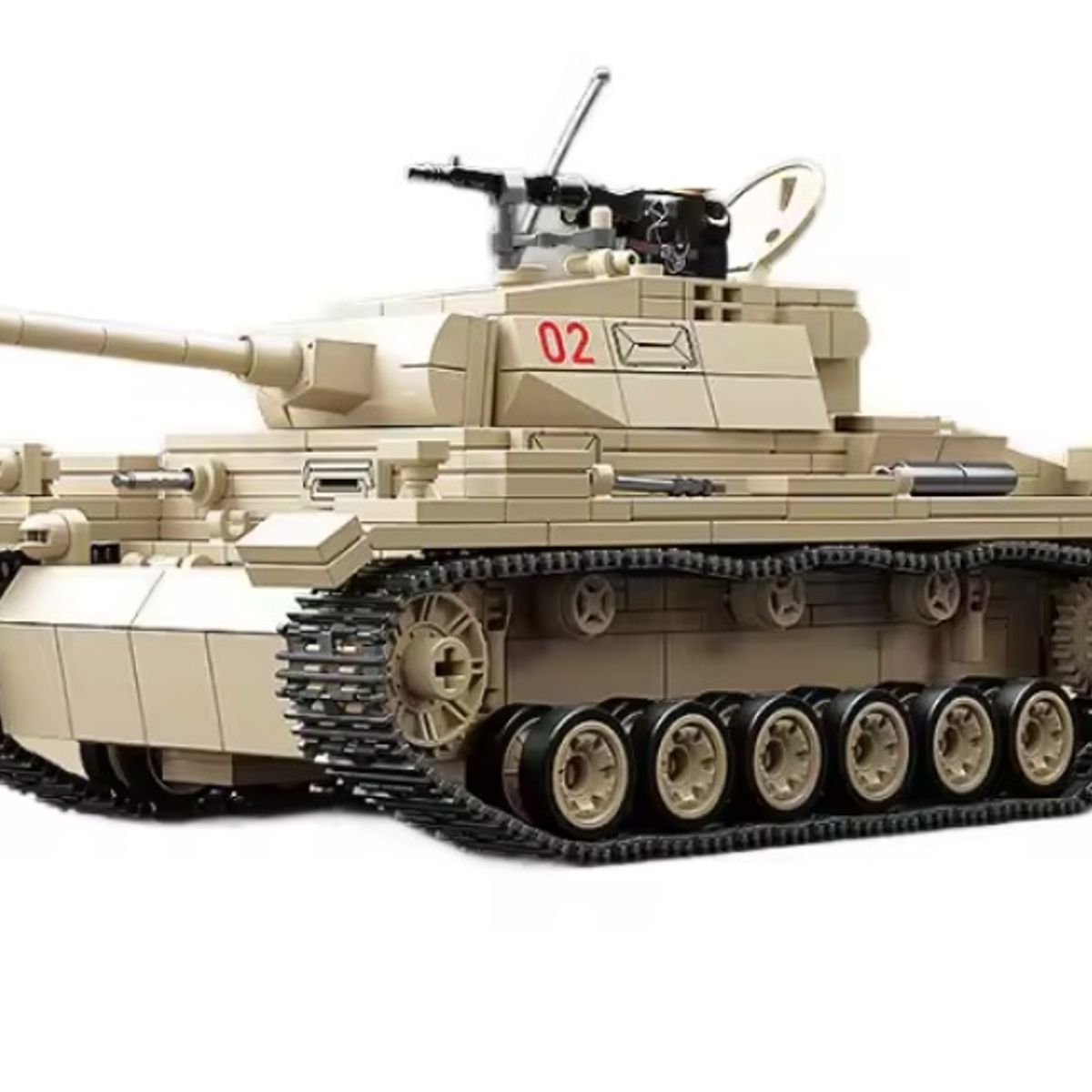 SLUBAN - Tanque 2da Guerra Mundial Panzer III compatible Lego