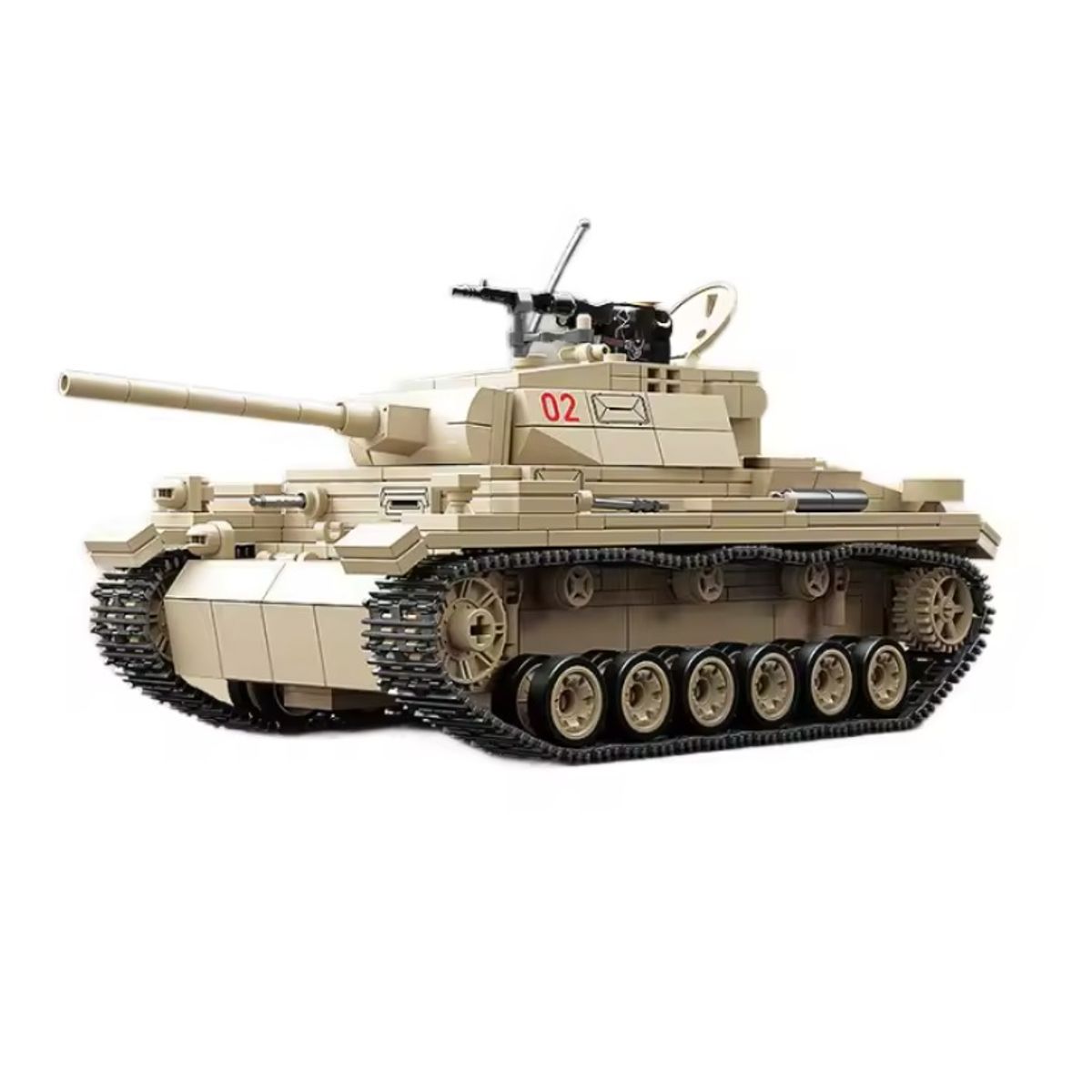 SLUBAN - Tanque 2da Guerra Mundial Panzer III compatible Lego