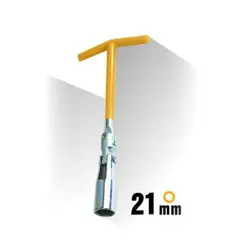 NEWTREE - Llave Cardan (Vaso) 21 mm – Mango en T para Trabajo Mecánico