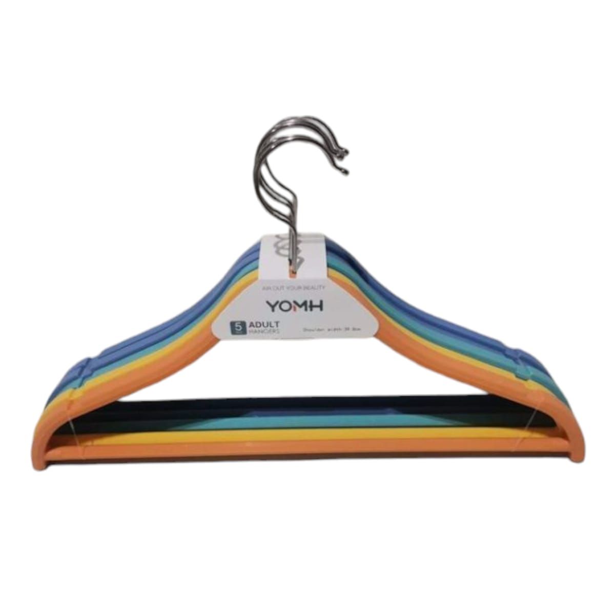 GENERICO - Pack 5 Perchas Premiun de Plastico 40cm Gms