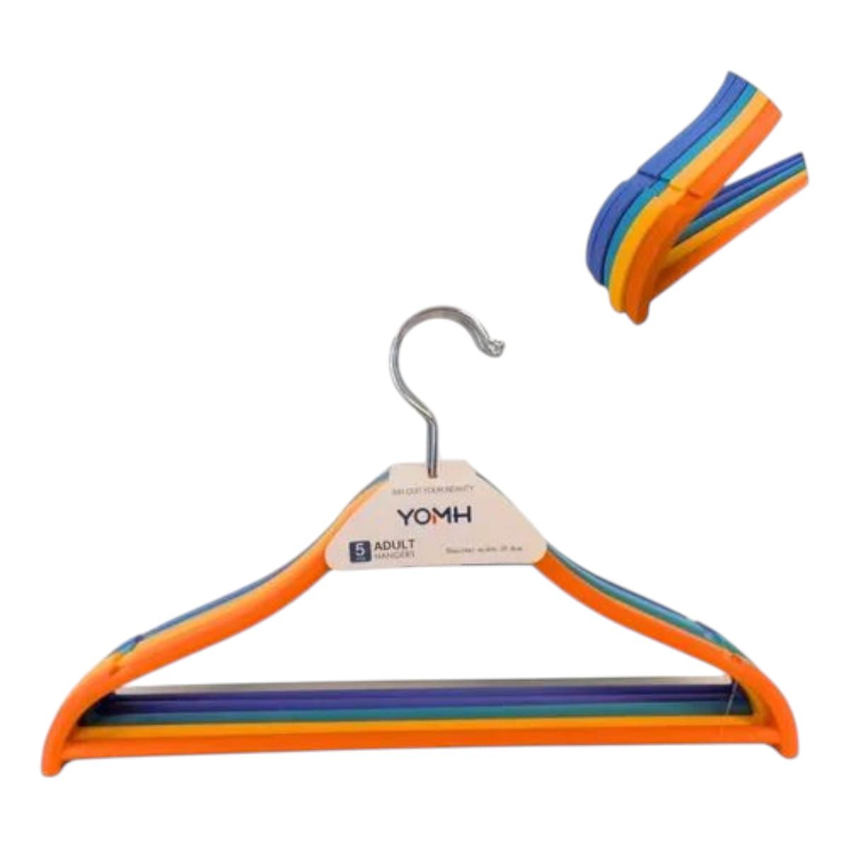 GENERICO - Pack 5 Perchas Premiun de Plastico 40cm Gms