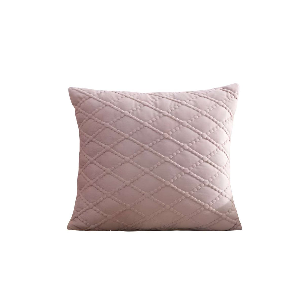 GENERICO - JUEGO DE 4 FUNDAS DE COJIN TERCIOPELO 45X45 ROSA…