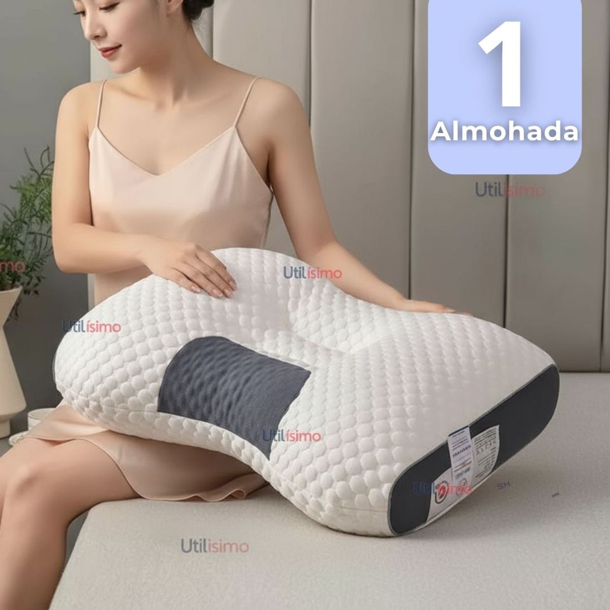 LINE - Almohada Ortopédica Ergonómicas Para Cuello y Cervical