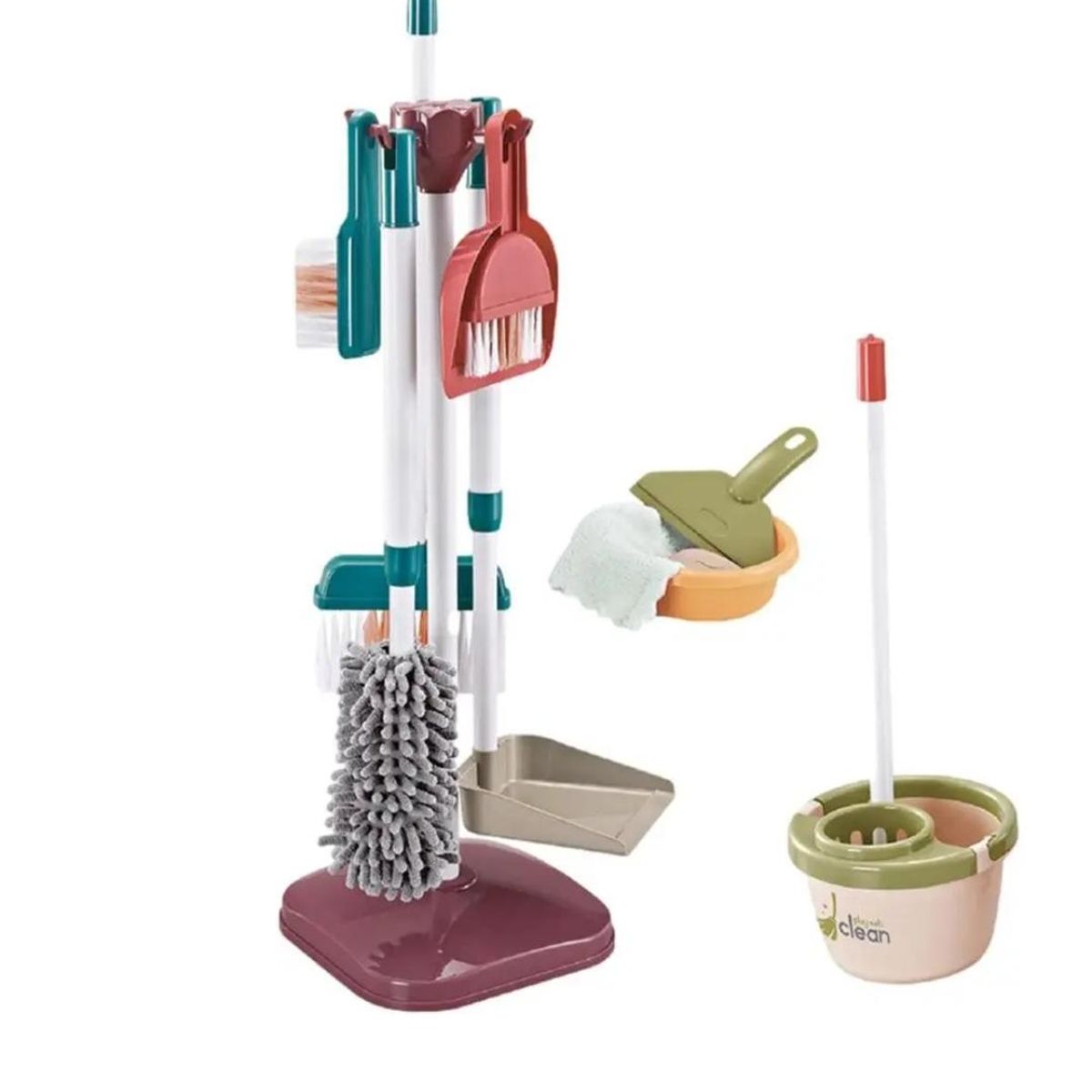 GENERICO - Juguete De Limpieza Set De Aseo Didáctico Niños