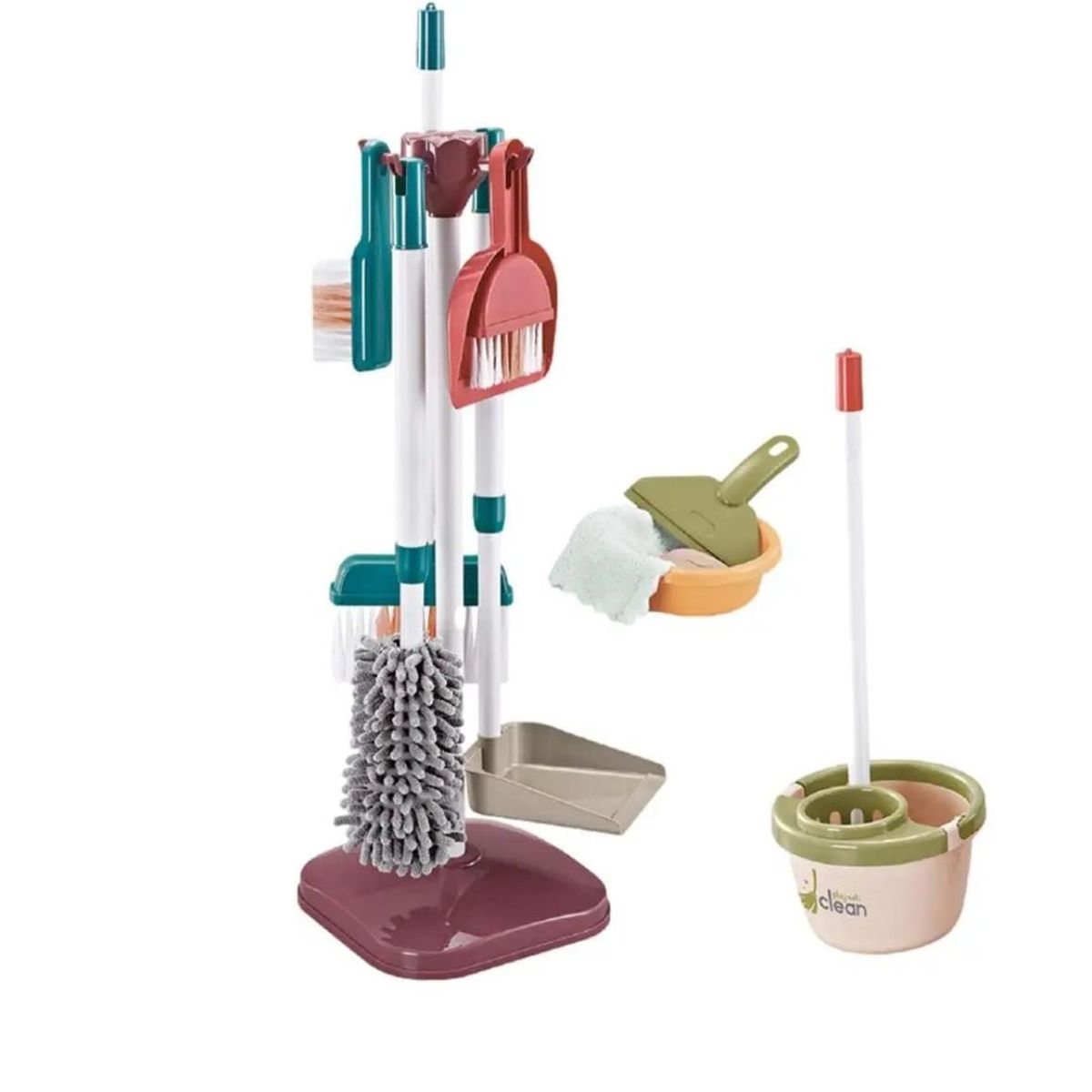 GENERICO - Juguete De Limpieza Set De Aseo Didáctico Niños