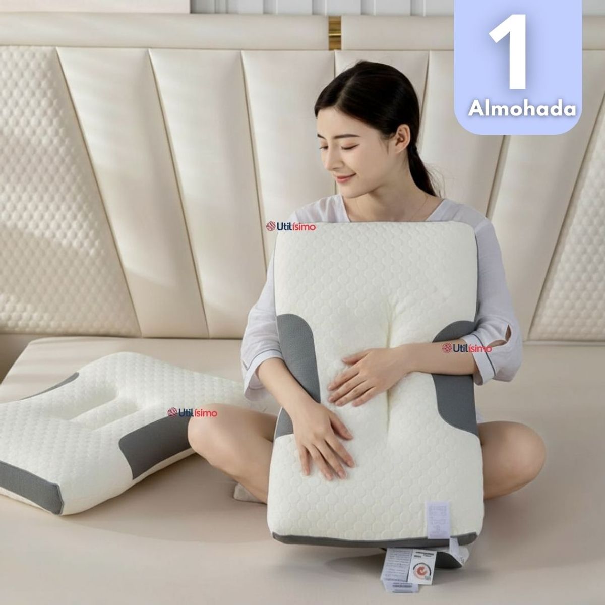 LINE - Almohada Ortopédica Ergonómicas Para Cuello y Cervical