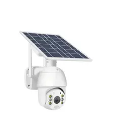 GENERICO - Camara Ip Solar Seguridad Wifi Exterior Hd 1080p Nocturna Color Blanco SKU NL
