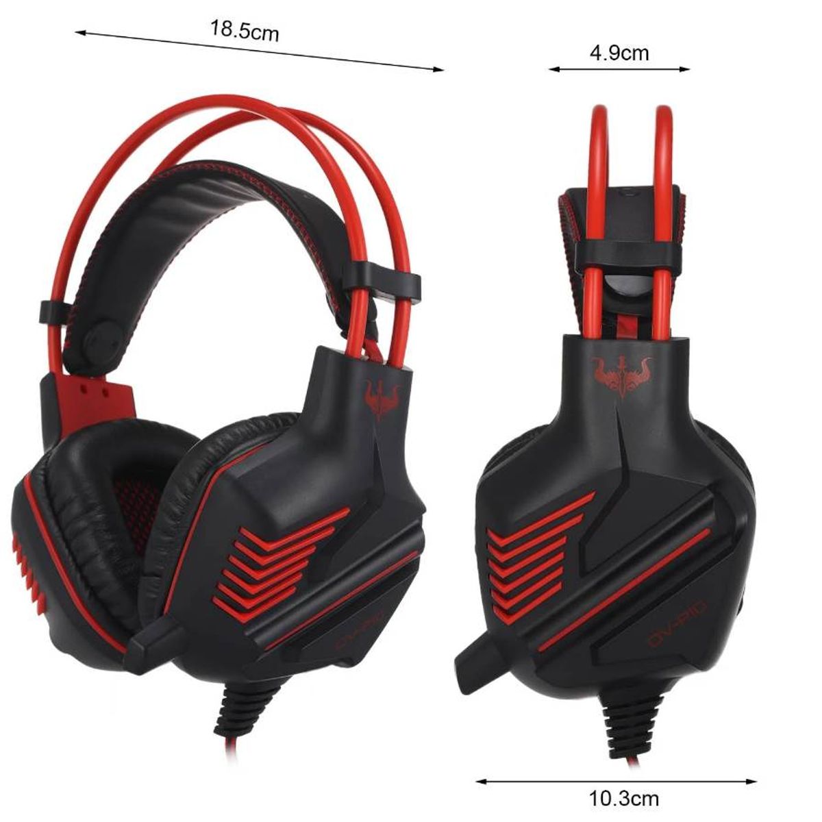 OVLENG - Audifonos Gamer Ovleng P10 Plug 35mm Pc Consola Celular P4 P5