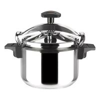 Olla A Presión Baño De Acero 3 Litros Color Plateada