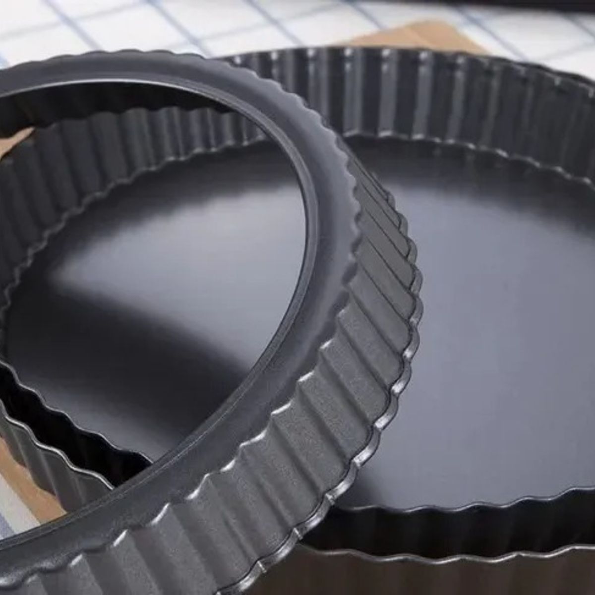 GENERICO - Molde Acero Desmontable 24cms Diámetro Pie Repostería