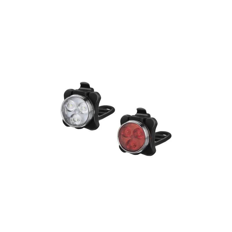 GENERICO - Set 2 luces led recargables para bicicleta Autostyle