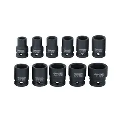 JONNESWAY - Juego de Dados de Impacto de 1/2 - 11 piezas (pulg.)