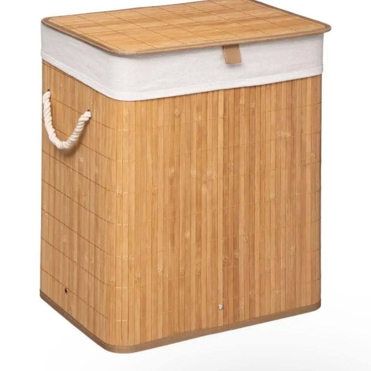 GENERICO - Canasto De Ropa Sucia De Bambú