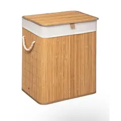 GENERICO - Canasto De Ropa Sucia De Bambú