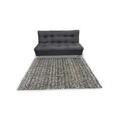 GENERICO - ALFOMBRA SUAVE IMITACIÓN PIEL DE CONEJO ANIMAL PRINT OSCURO