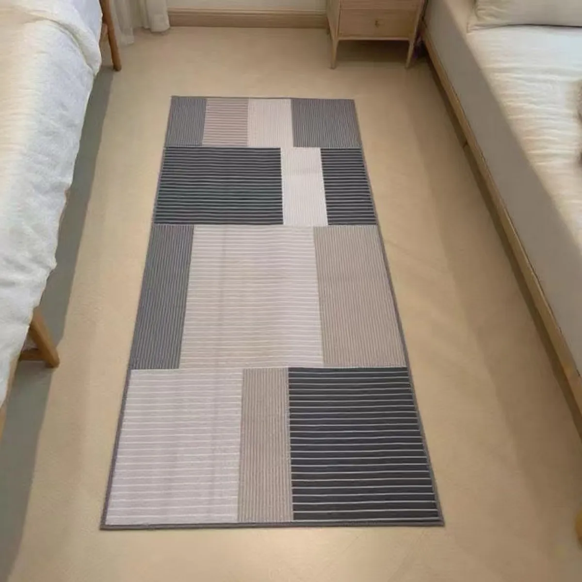 GENERICO - Alfombra De Pasillos Diseño 3d Bajada De Cama Baño Cocina