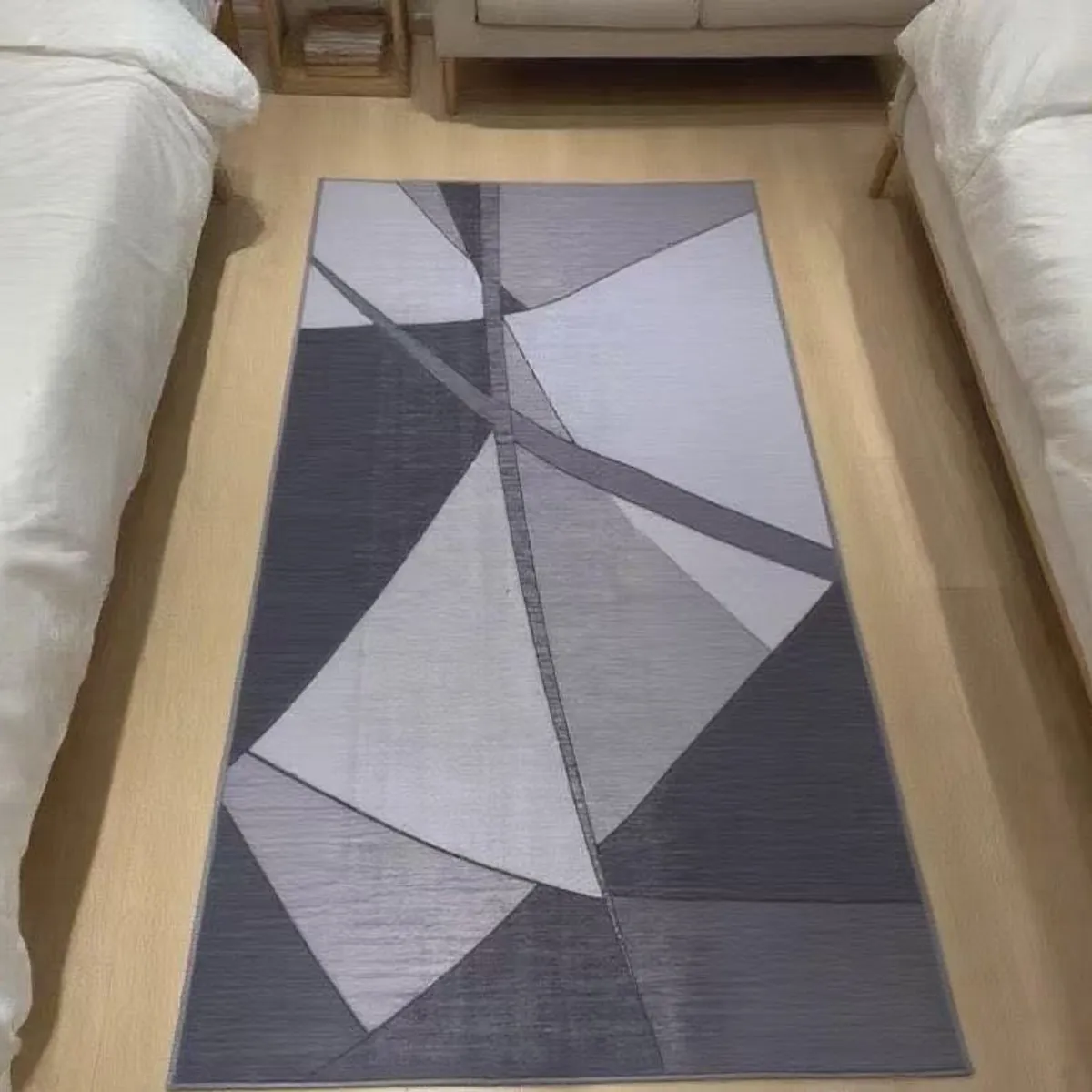 GENERICO - Alfombra De Pasillos Diseño 3d Bajada De Cama Baño Cocina