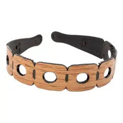 BIJOUTERIA LB20 SPA - Cintillo Diadema Mediano Rígido Cabello Diseño 3 - Beige