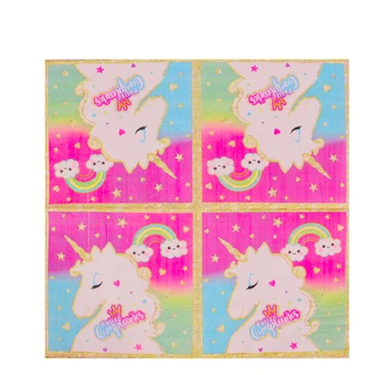 GENERICO - Servilletas Unicornio 16Pcs 33X33Cm