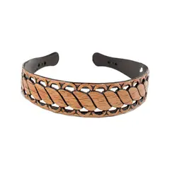 BIJOUTERIA LB20 SPA - Cintillo Diadema Mediano Rígido Cabello Diseño 4 - Beige