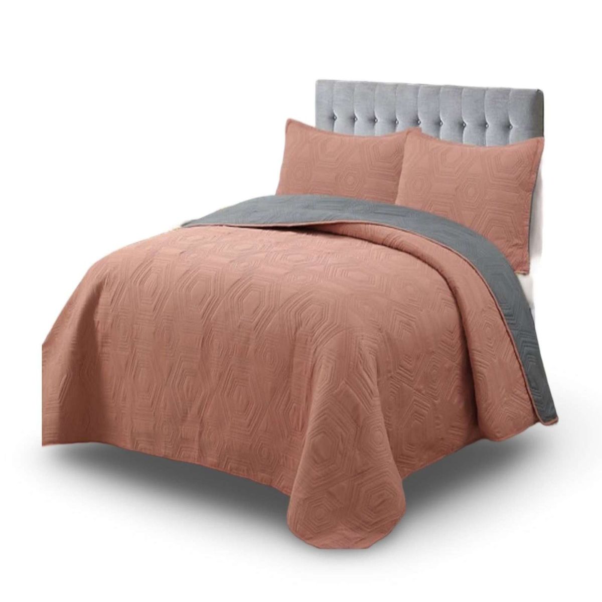 GENERICO - CUBRECAMA DELGADO Quilt de Verano 2 Plaza