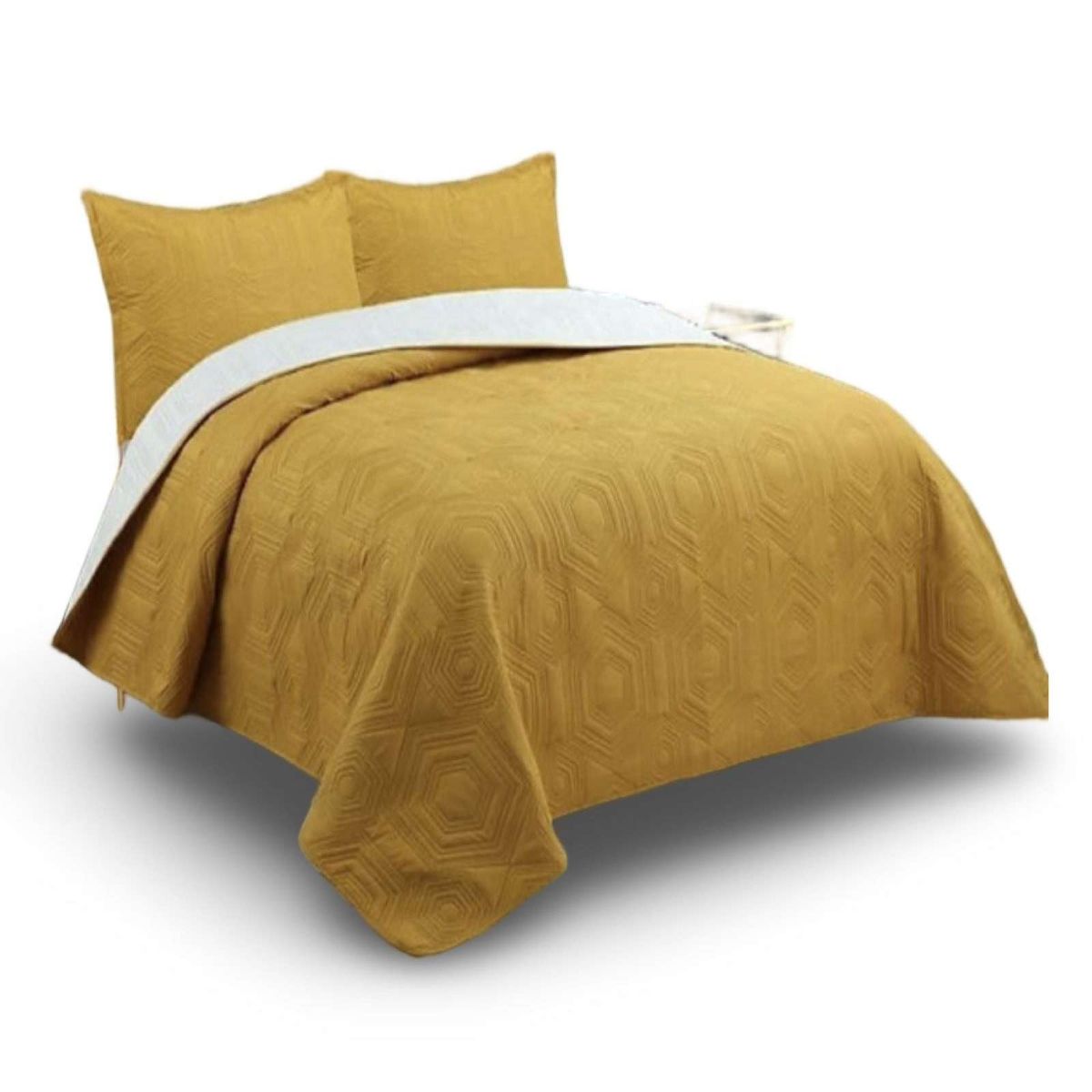 GENERICO - CUBRECAMA DELGADO Quilt de Verano 2 Plaza