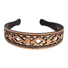 BIJOUTERIA LB20 SPA - Cintillo Diadema Mediano Rígido Cabello Diseño 5 - Beige