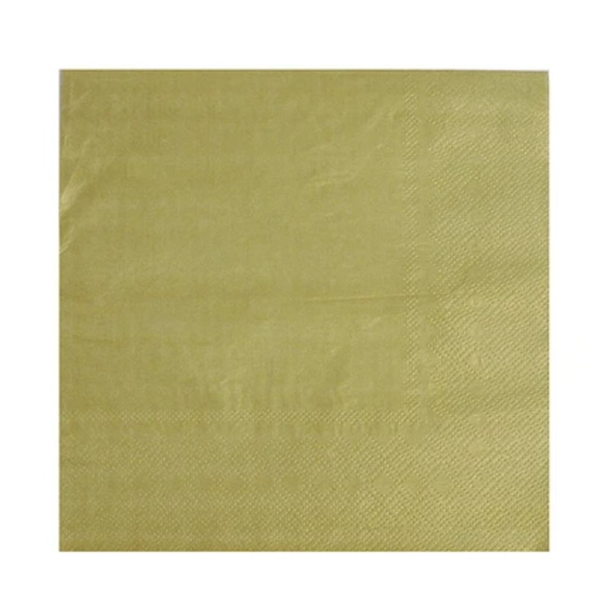 GENERICO - Servilletas Dorada 16Pcs 33X33Cm