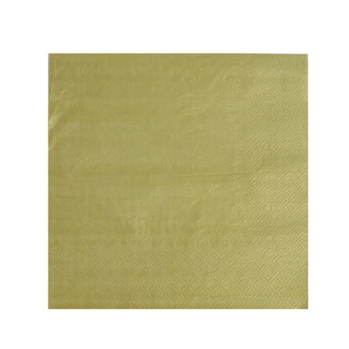 GENERICO - Servilletas Dorada 16Pcs 33X33Cm