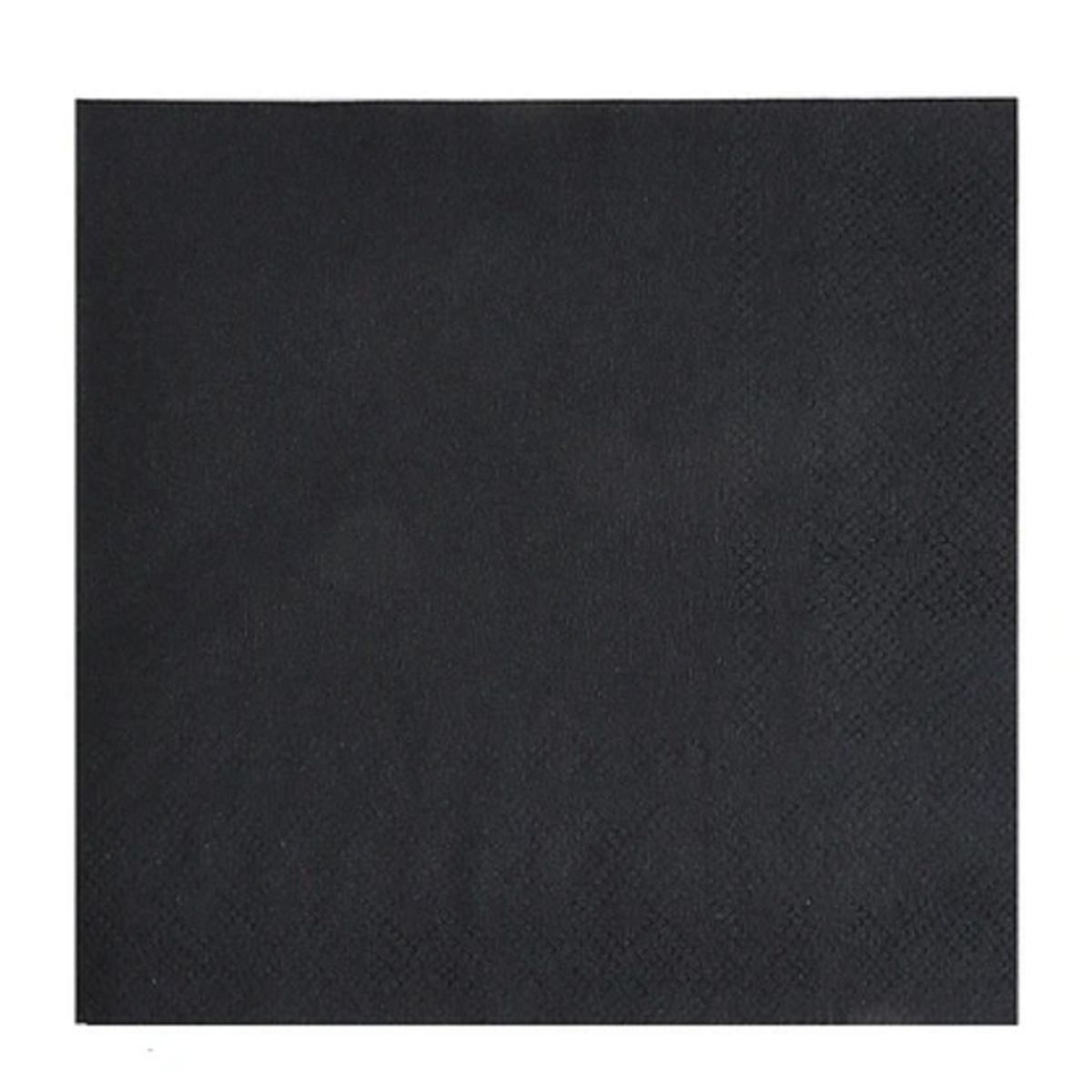 GENERICO - Servilletas Negra 20Pcs 25X25Cm