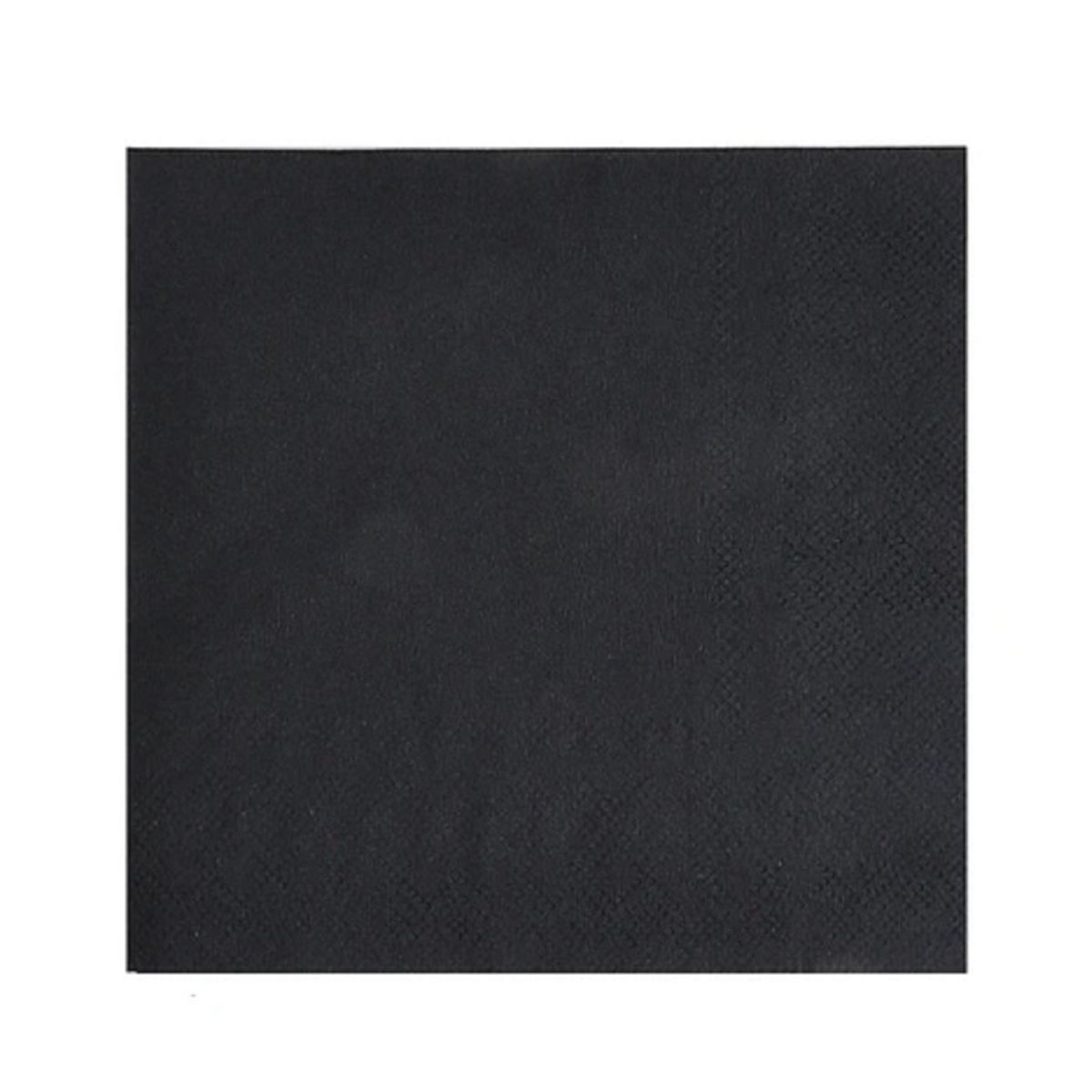 GENERICO - Servilletas Negra 20Pcs 25X25Cm