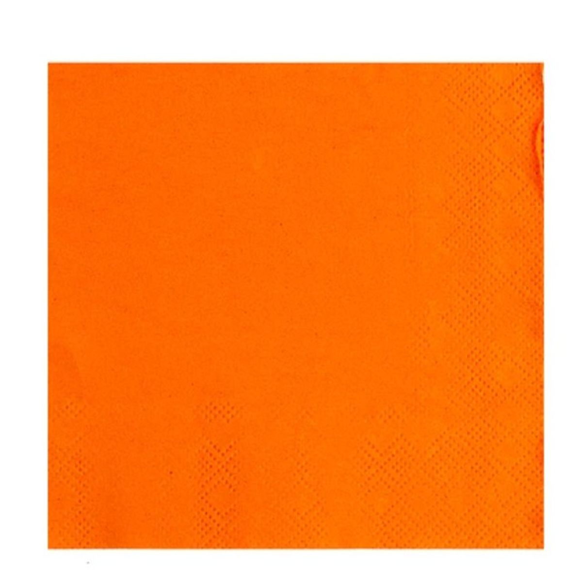GENERICO - Servilletas Naranja 20Pcs 25X25Cm