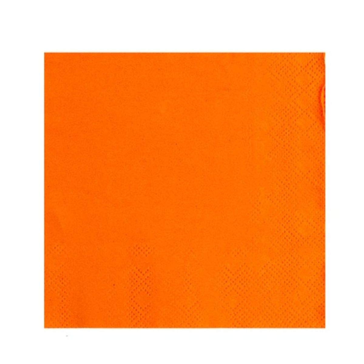 GENERICO - Servilletas Naranja 20Pcs 25X25Cm