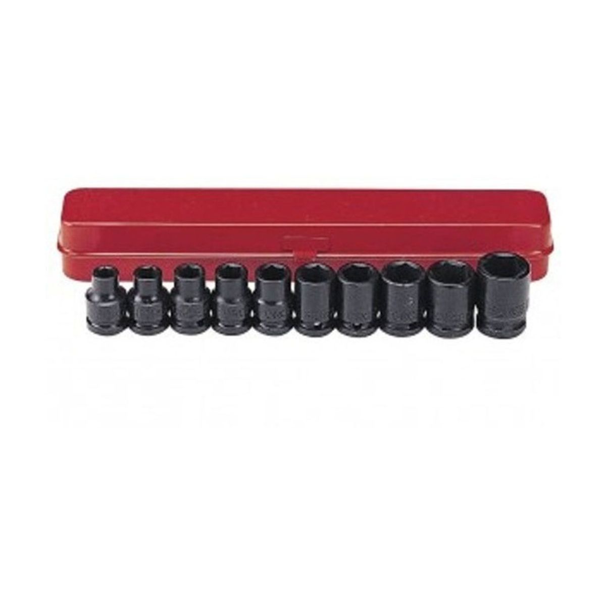 FORCE - Juego Dados de Impacto de 1/2 - 10 piezas (mm)