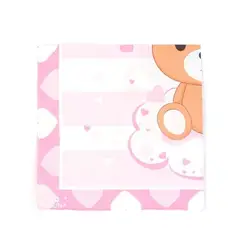 GENERICO - Servilletas Oso Rosa 16Pcs 33Cm