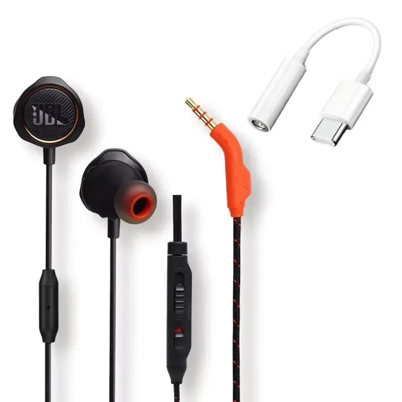 JBL - Audifonos JBL Quantum 50 Gaming 3.5mm Negro y Type C