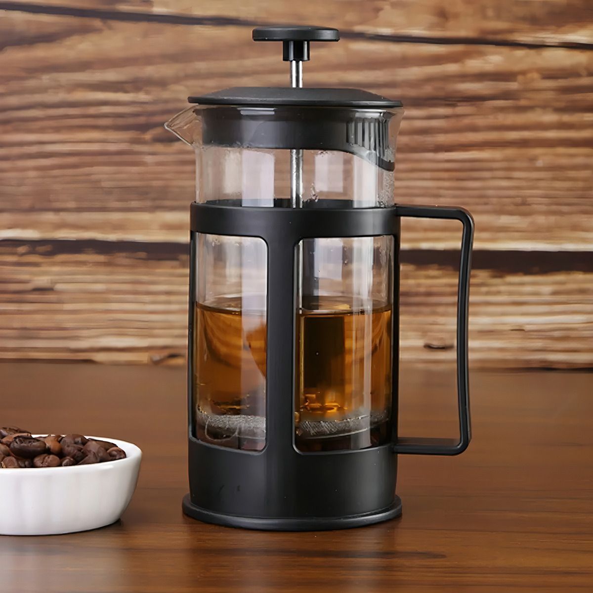 GENERICO - Prensa Francesa Tea&Coffeemaker 350 mL Negro