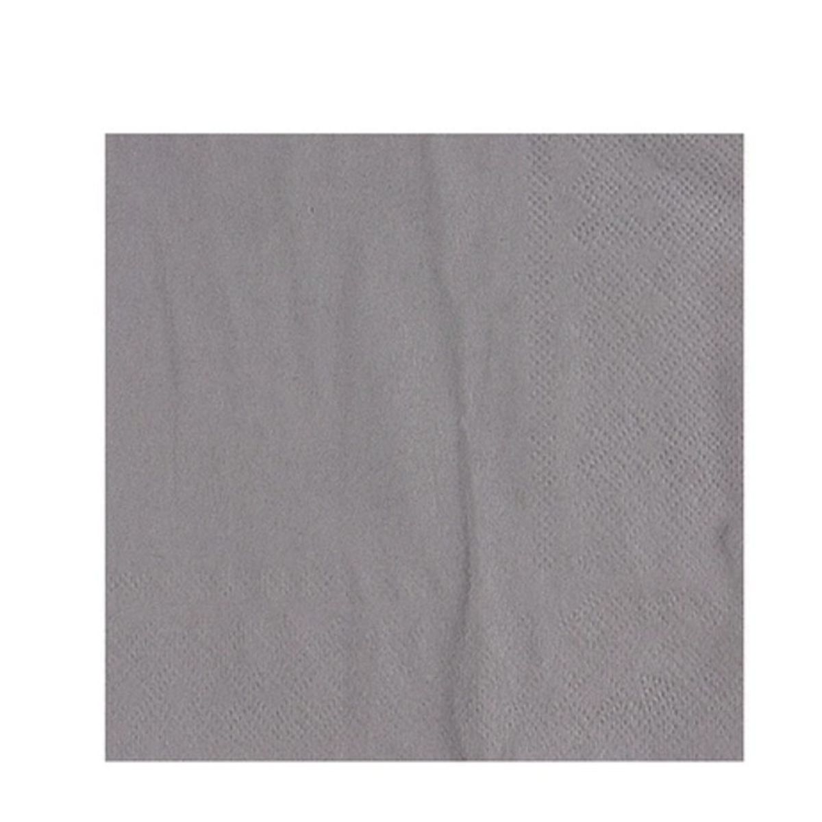 GENERICO - Servilletas De Papel Plateadas 20Pcs 25X25Cm