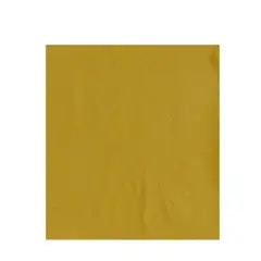 GENERICO - Servilletas De Papel Doradas 20Pcs 25X25Cm