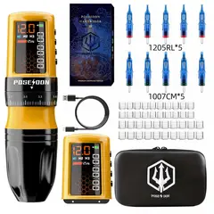 GENERICO - Kit De Tatuaje Profesional Dual Battery Poseidon