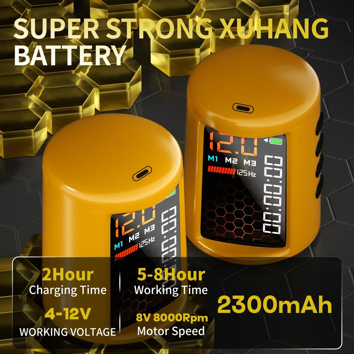 GENERICO - Kit De Tatuaje Profesional Dual Battery Poseidon