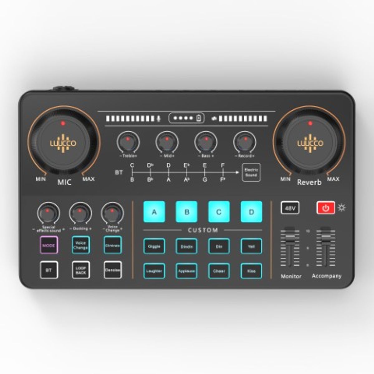 LUUCCO - MEZCLADOR DE AUDIO PARA TRANSMISION MI-2