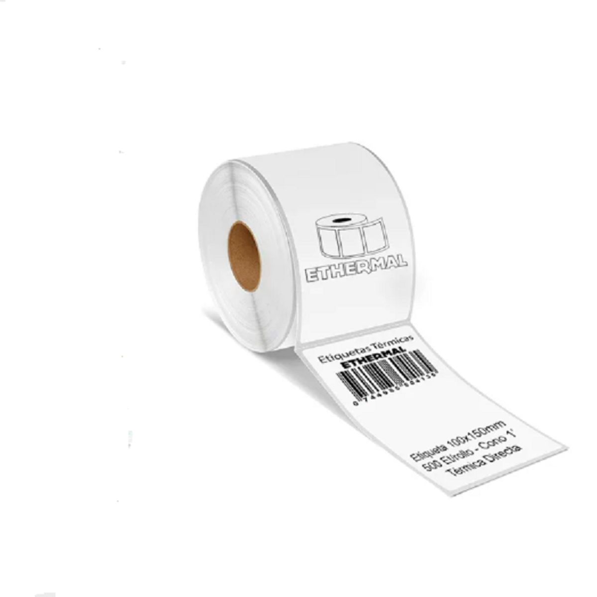 GENERICO - Rollo Etiquetas Termica Autoadhesivas 100 x 150 Mm 500 Uds