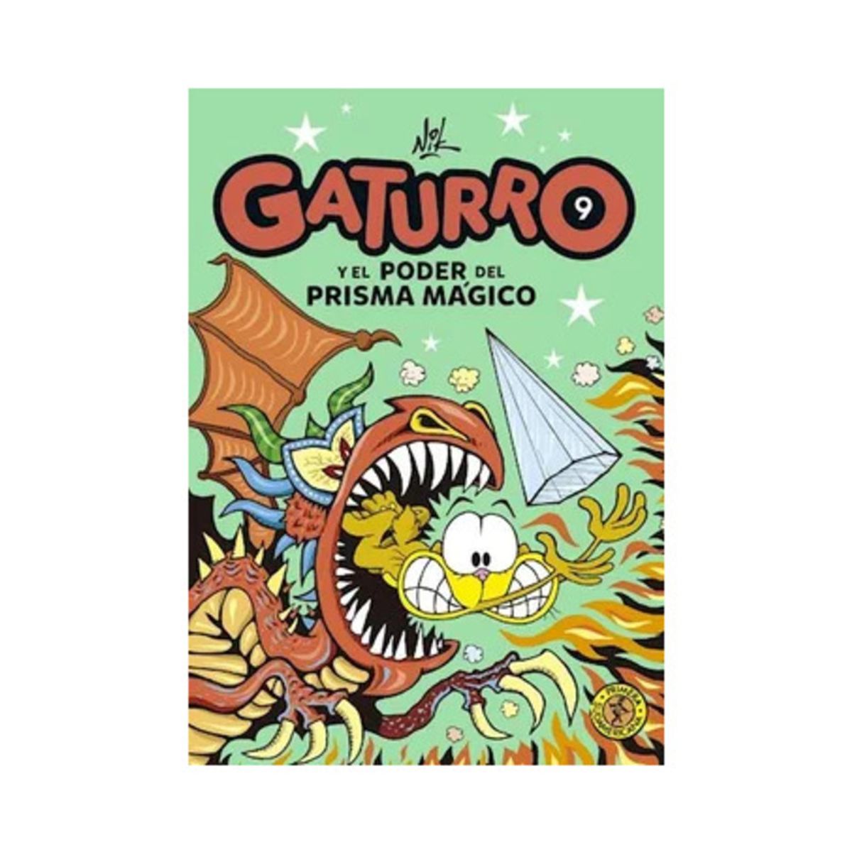 TOP10BOOKS - LIBRO Gaturro 9. Gaturro Y El Poder Del Prisma Mágico - Nik