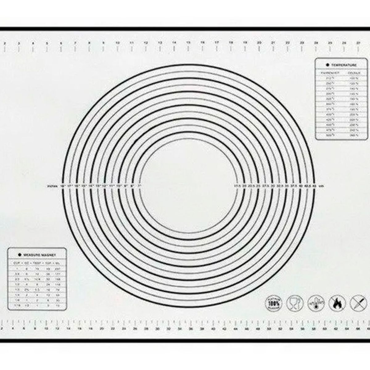 GENERICO - Mantel Individual De Silicona Para Repostería Ideal Cocinas