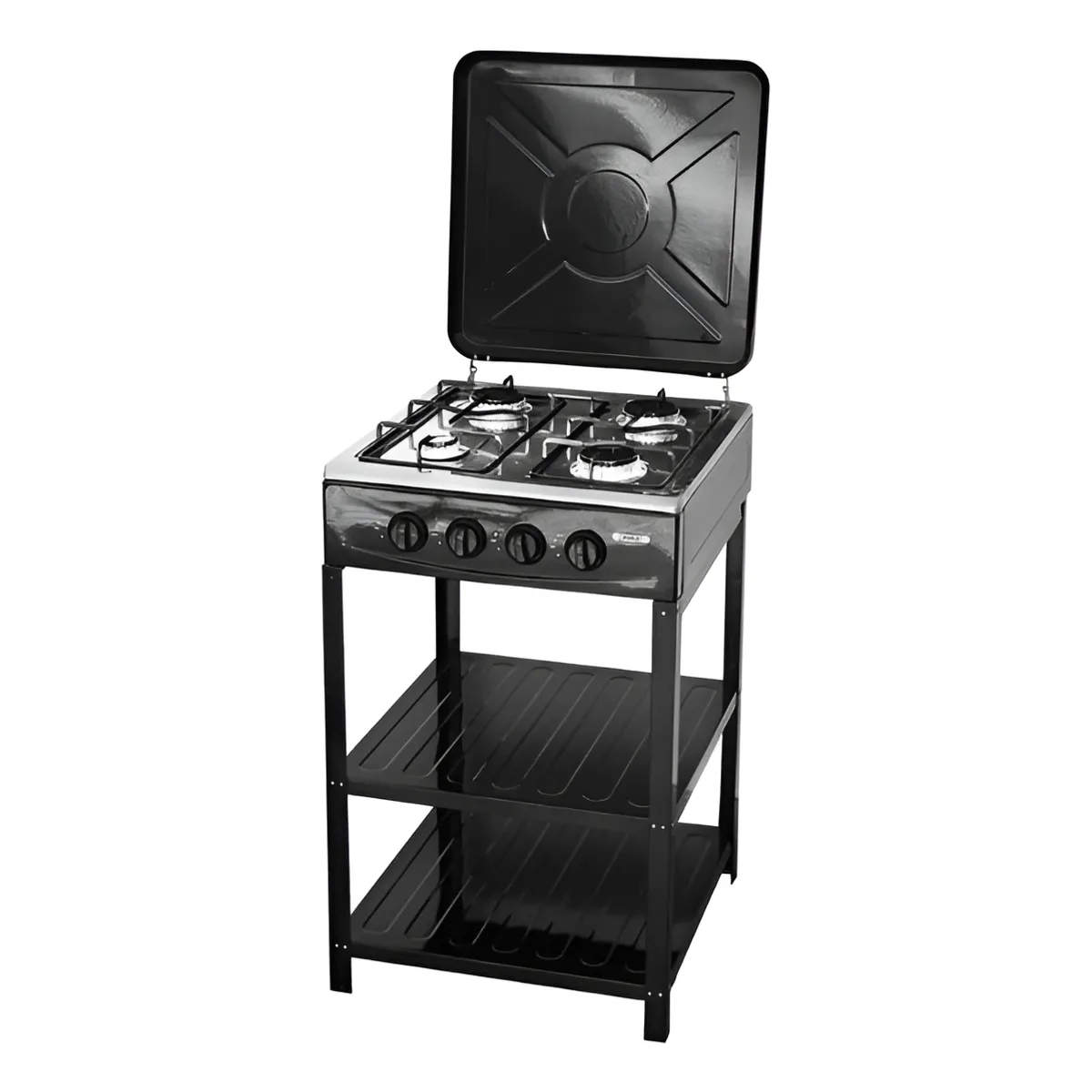 GENERICO - Cocina A Gas Encimera 4 Platos 4 Quemadores Con Patas