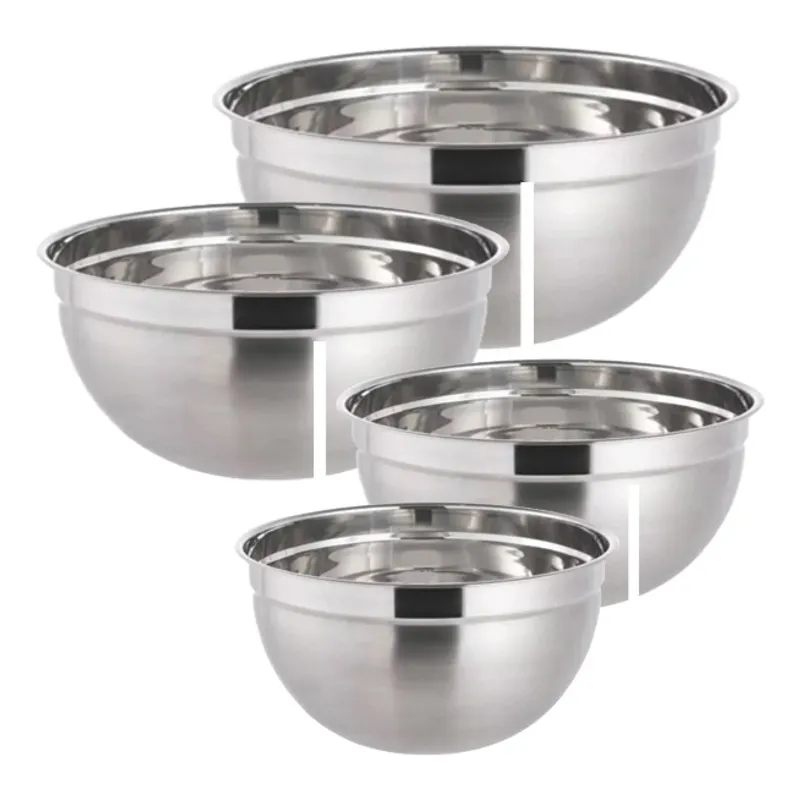 GENERICO - Pack 4 Bowls Repostería Cocina Ensaladas 20-24-28-32 Cm