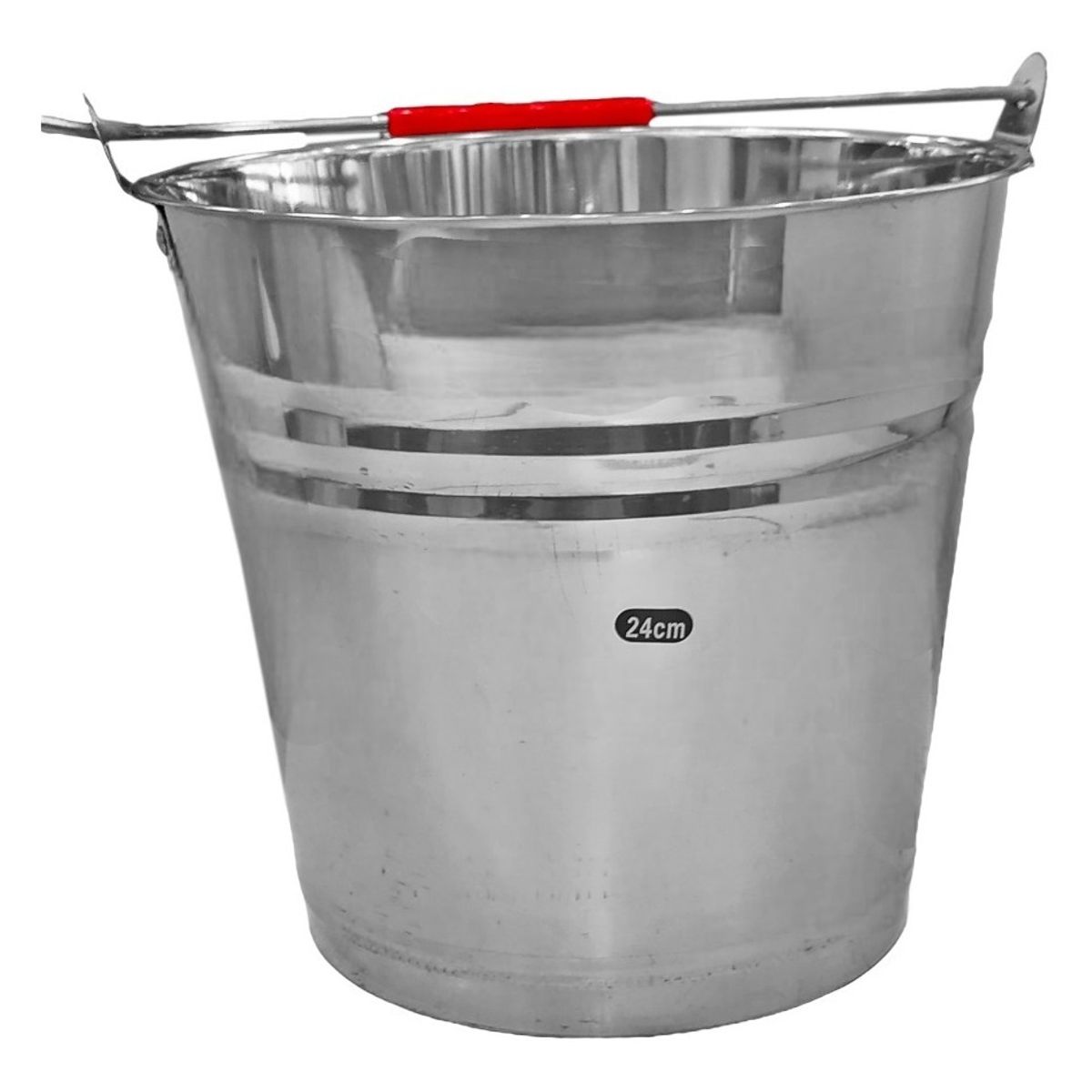 GENERICO - Tina Para Bebidas Cubo Metálica Hielo 24cm